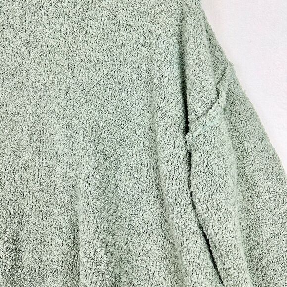 Holzweiler Sund Knit Sweater Size XS Light Teal Oversized Mock Neck Boxy - Picture 5 of 7